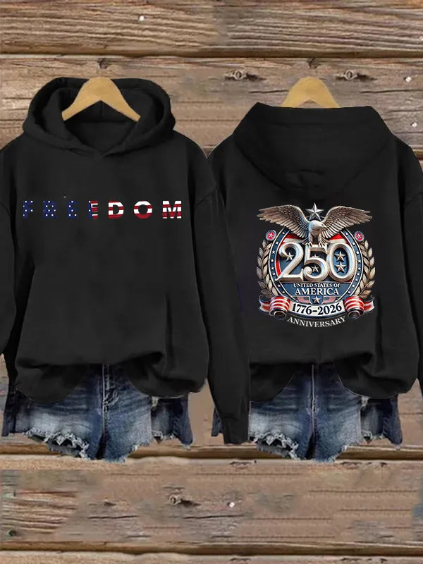Women's American 250th Print Hoodie