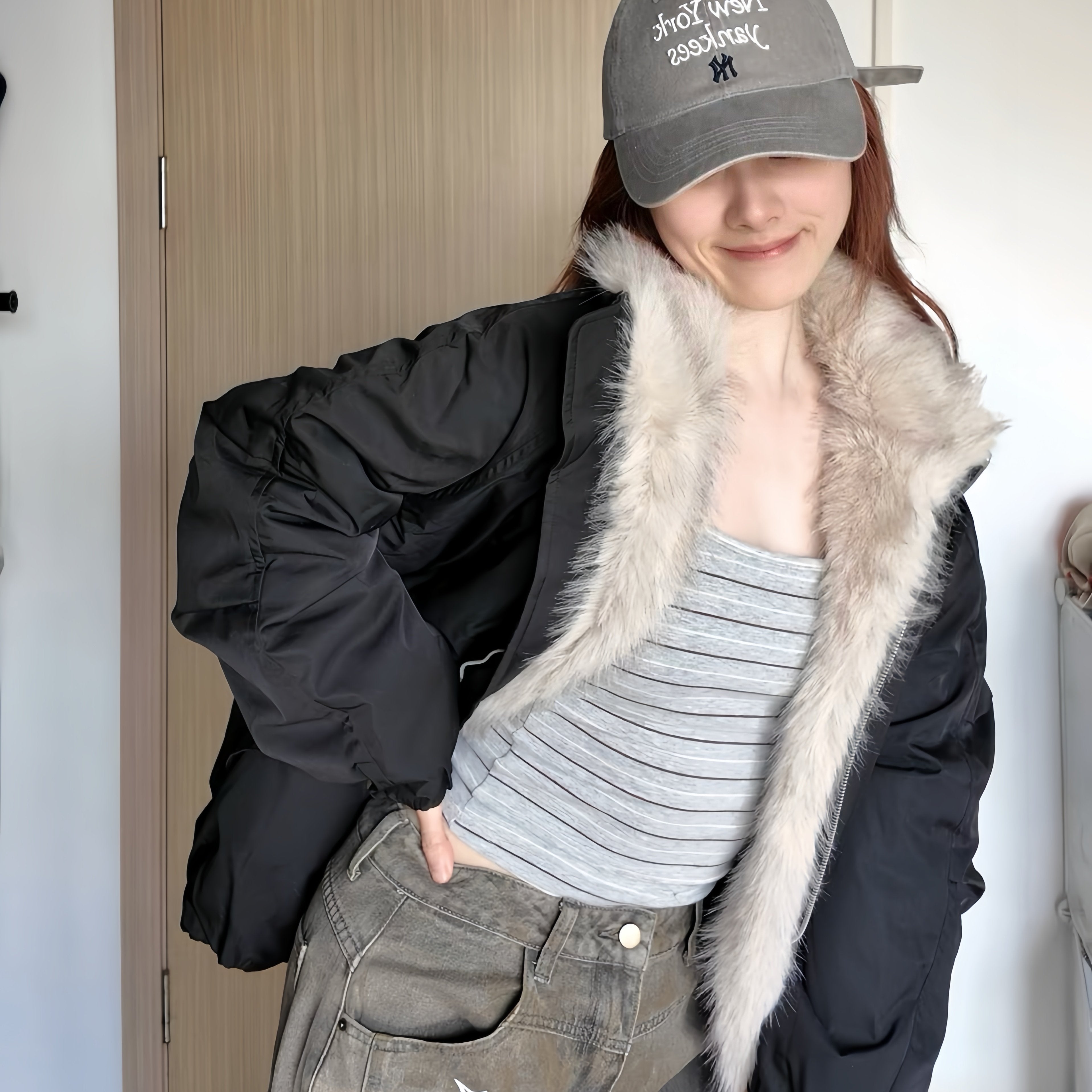 Women's Round-Neck Retro Funny Proud Member Of WDNC Club We Do Not Care Menopause Perimenopause Print T-Shirt