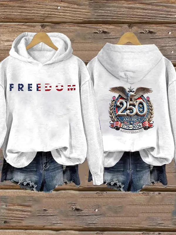 Women's American 250th Print Hoodie