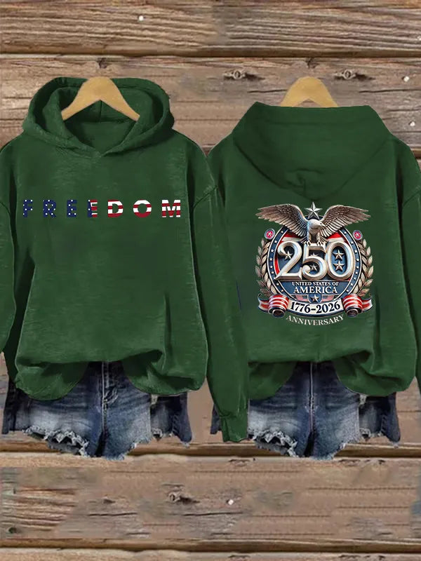 Women's American 250th Print Hoodie