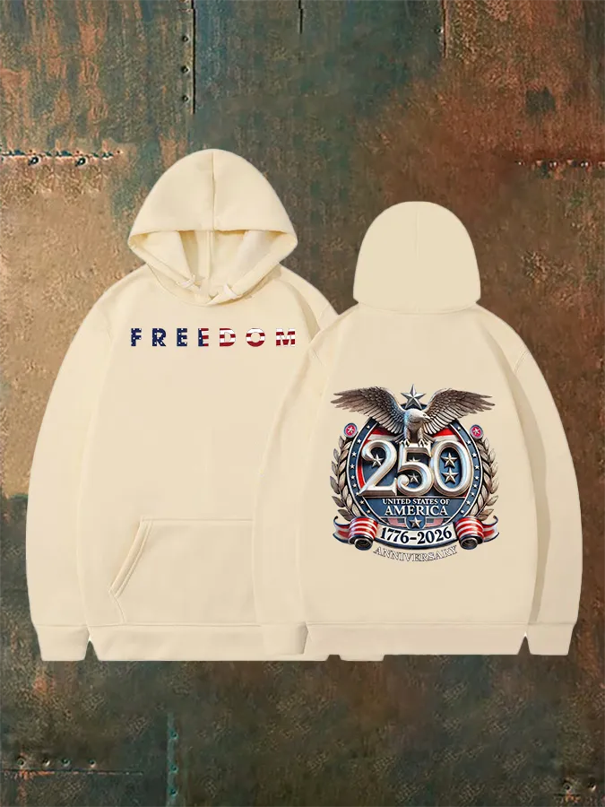 Unisex American 250th Print Hoodie
