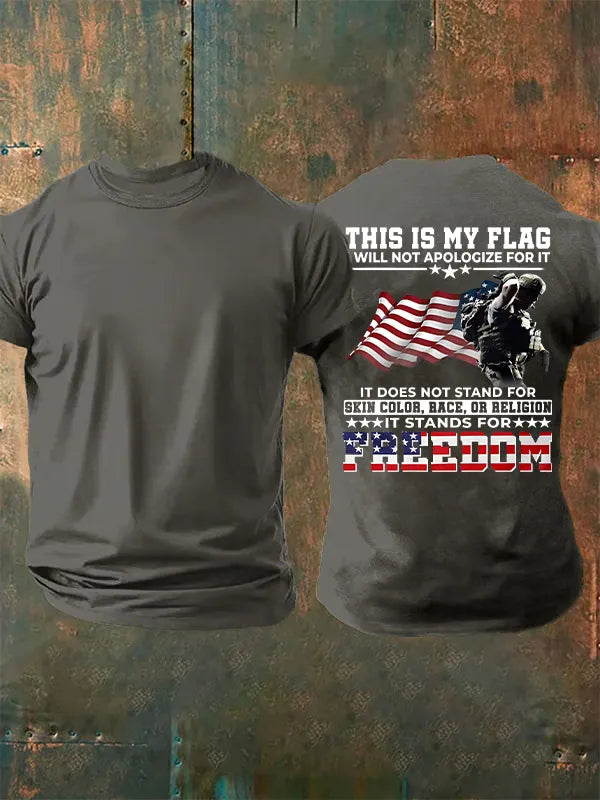 Men's THIS IS MY FLAG Print T-Shirt