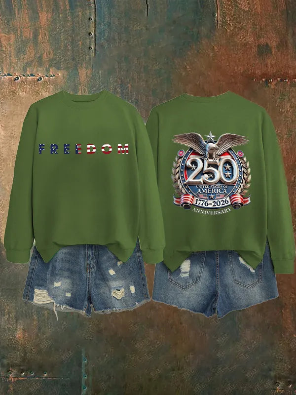 Women's American 250th Print Sweatshirt
