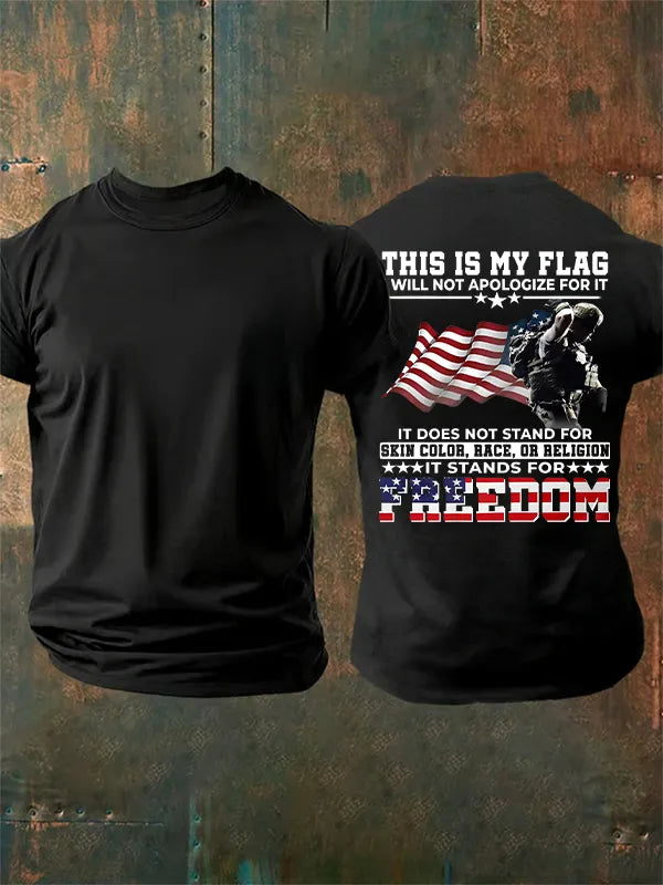 Men's THIS IS MY FLAG Print T-Shirt