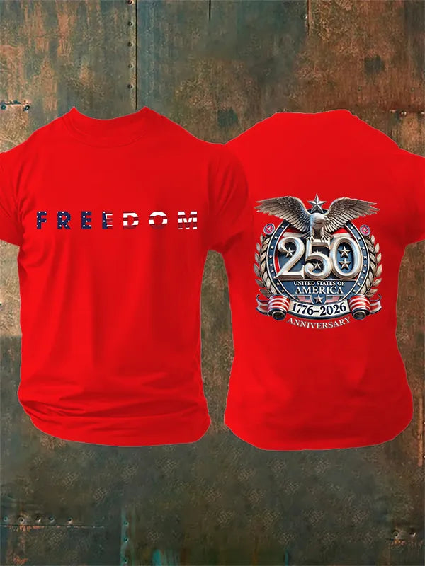 Men's FREEDOM Print T-Shirt