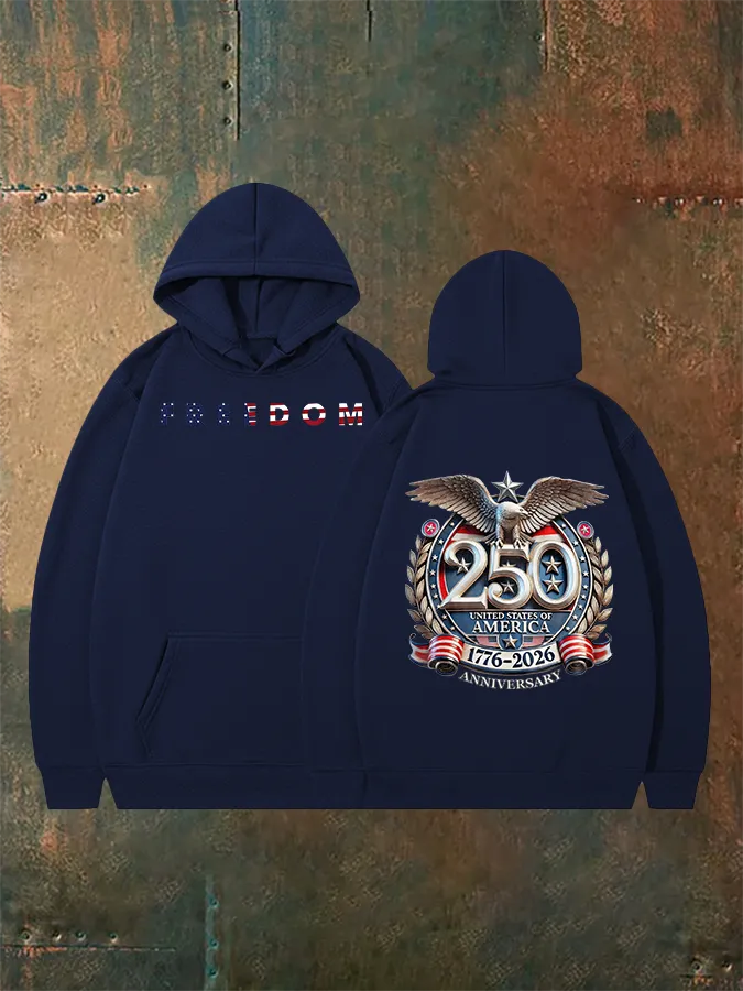 Unisex American 250th Print Hoodie