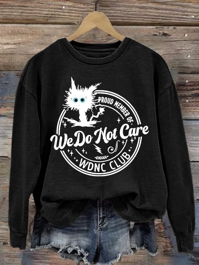 Retro Funny Proud Member Of Print Sweatshirt
