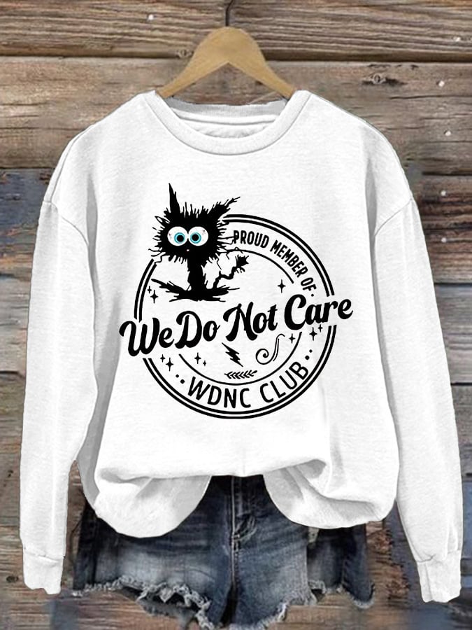 Retro Funny Proud Member Of Print Sweatshirt