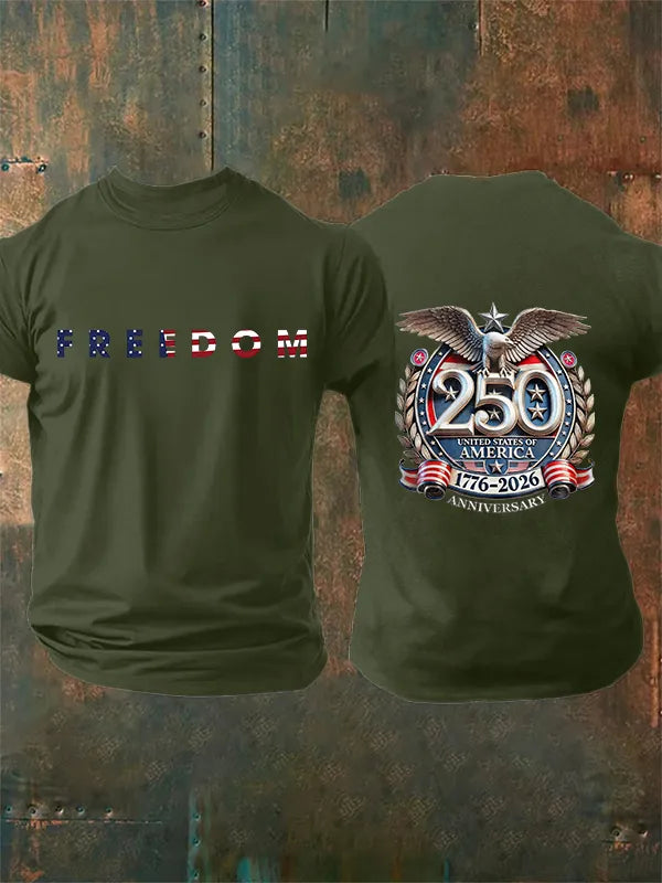 Men's FREEDOM Print T-Shirt