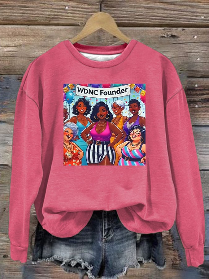 Women's Retro Funny Proud Member Of Club We Do Not Care Menopause Perimenopause Print Sweatshirt