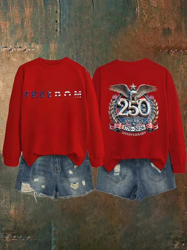 Women's American 250th Print Sweatshirt