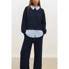 Ensemble deux-pièces pour femme, comprenant un haut et un pantalon