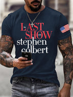 🔥Buy 3 Get 15% Off Men's Retro Last Show Print T-Shirt