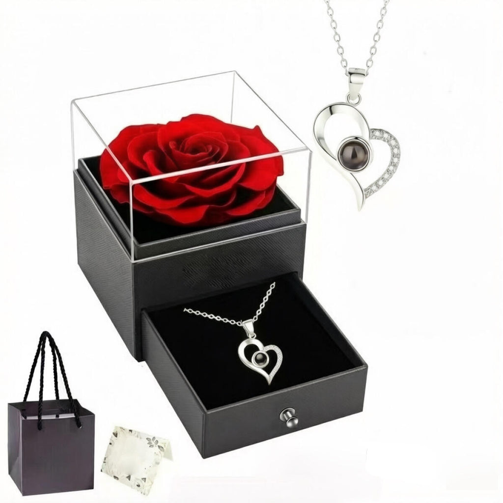 Collier en forme de cœur pour femmes