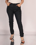 Pantaloni elastici maculati