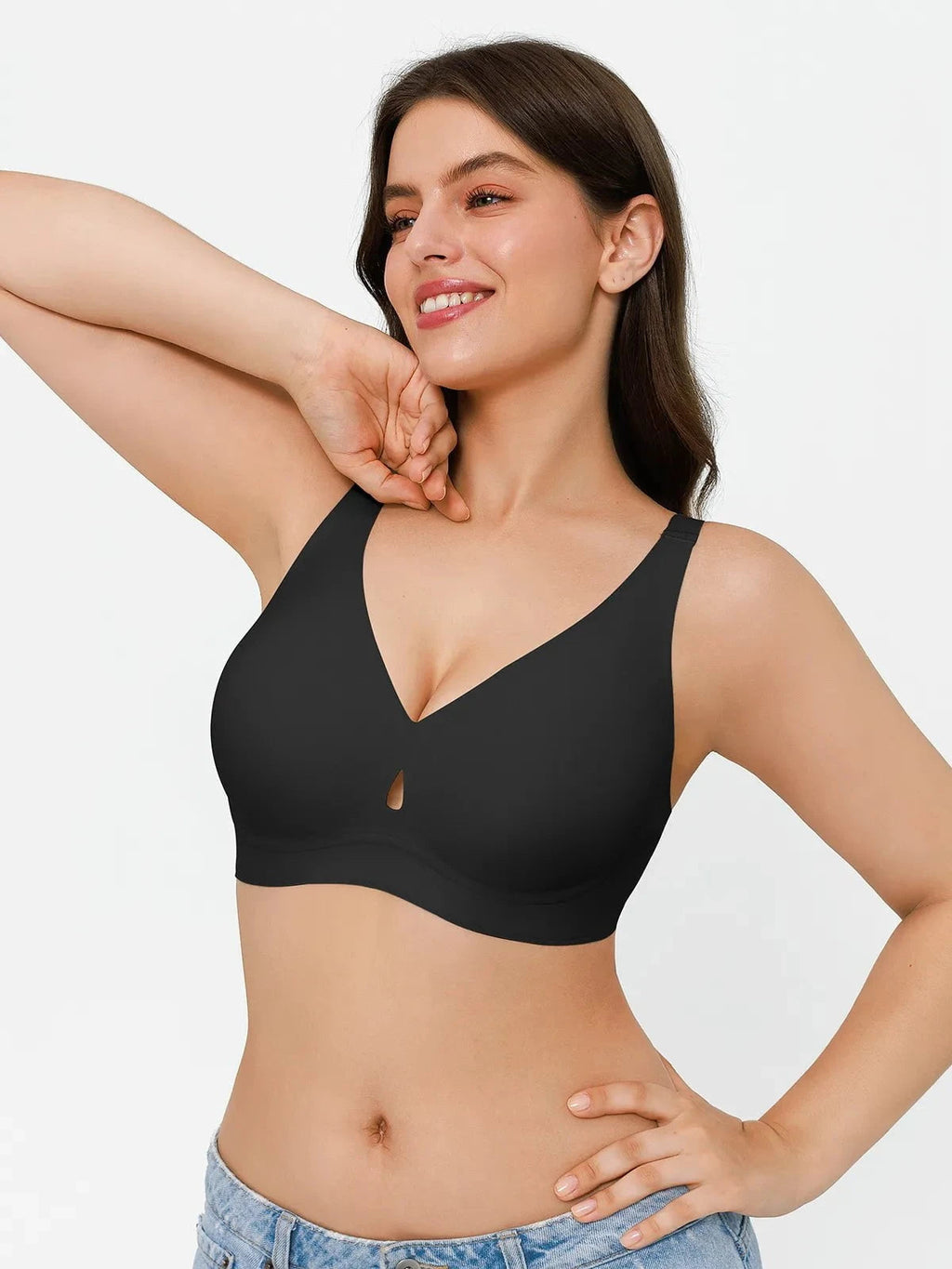 Soutien-gorge sans coutures avec support en gel et maintien des contours
