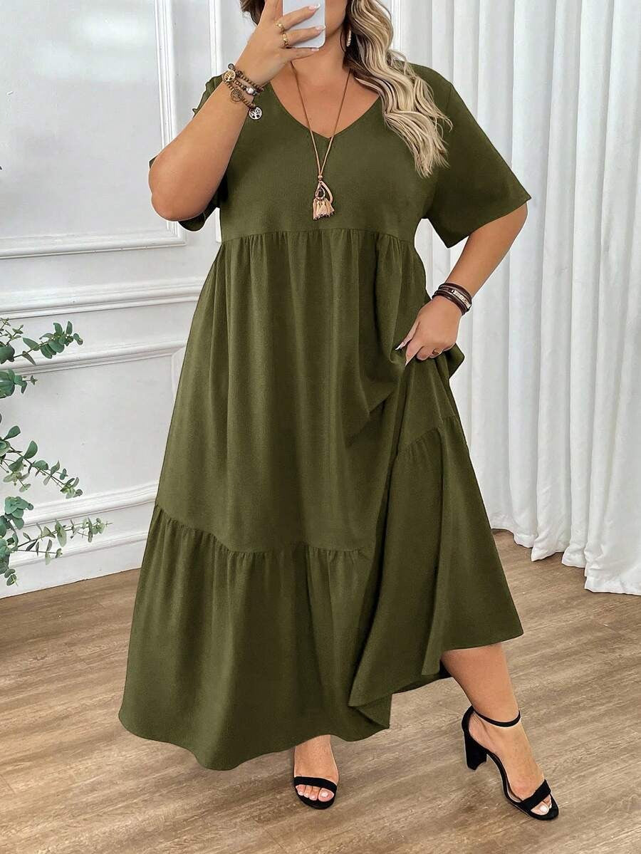 Robe d'été bohème grande taille pour femme