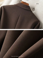 Veste blazer élégante à un bouton pour femme, manteau à manches longues et coupe ajustée pour le bureau, vêtement d'extérieur mode automne et hiver