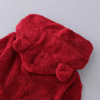 Tuta intera in pile da donna, pigiama caldo in sherpa, tutina intera con cerniera e cappuccio, per la casa