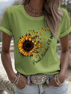 🔥Acquista 3 e ottieni il 15% di sconto🔥T-shirt stampata da donna WDNC per menopausa e perimenopausa