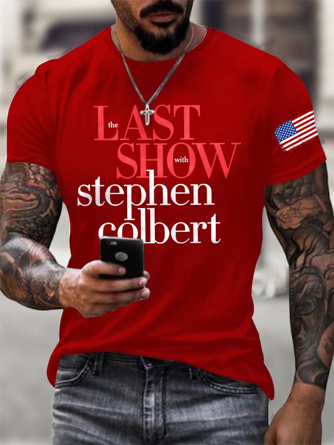 🔥Acquista 3 e ottieni il 15% di sconto sulla T-shirt da uomo con stampa retrò "Last Show"