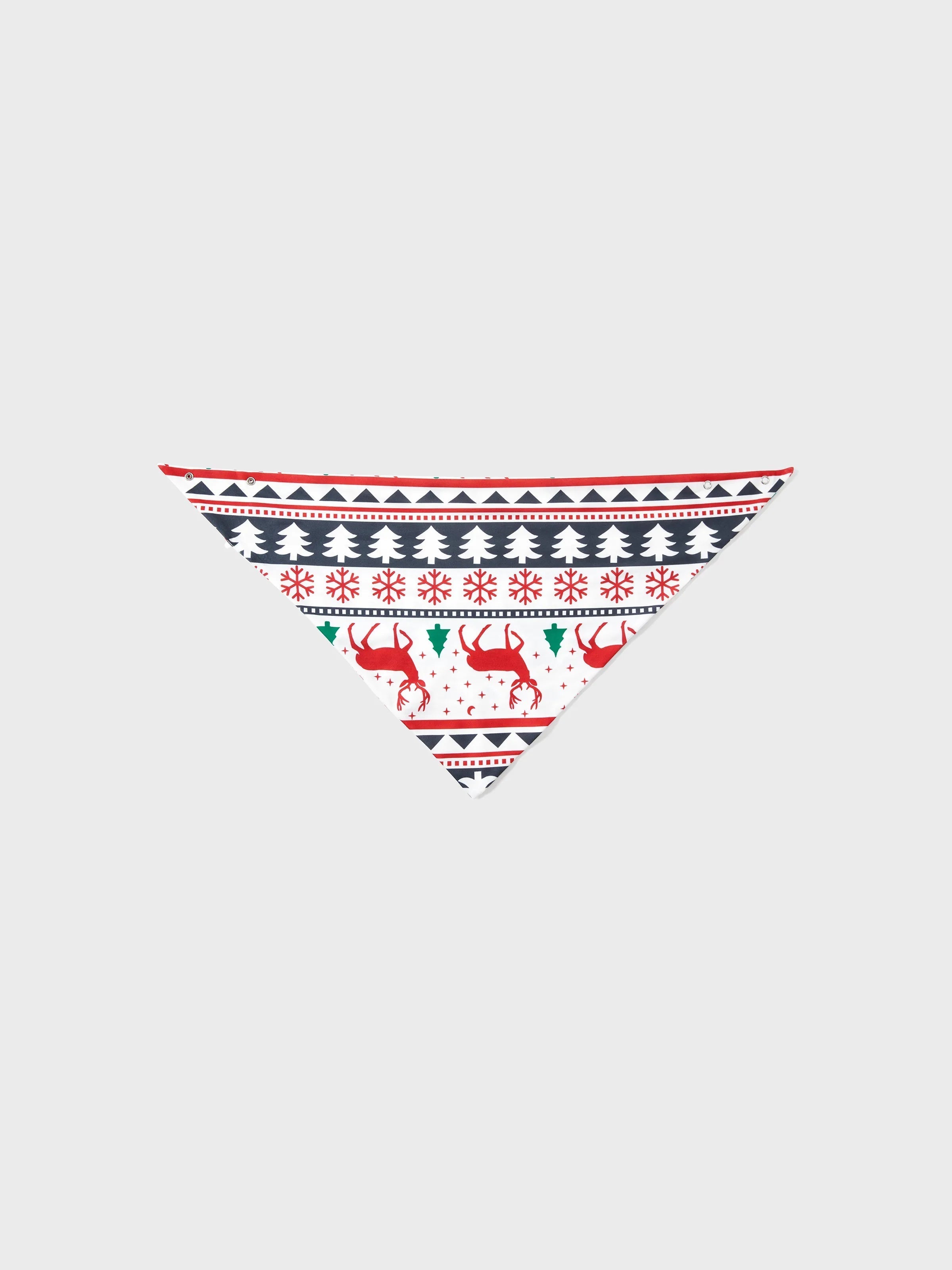 Pyjamas de Noël pour la famille, motif rennes, manches longues avec chaussettes de Noël (Sécurité certifiée SGS) Rouge et blanc