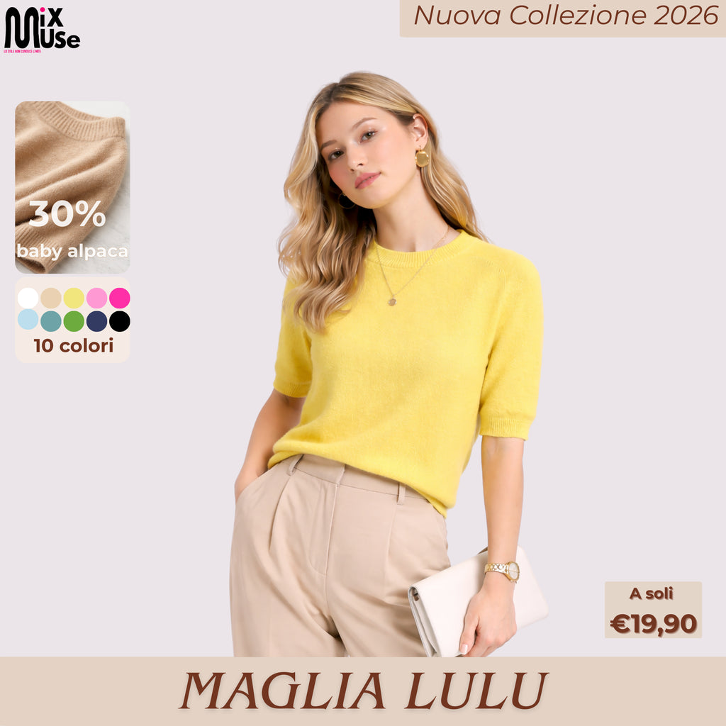 [2026] Maglia Lulu, Girocollo A Manica Corta