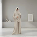 Prayer Set, 2-Piece Abaya Khimar in Jazz Fabric, Modest and Practical