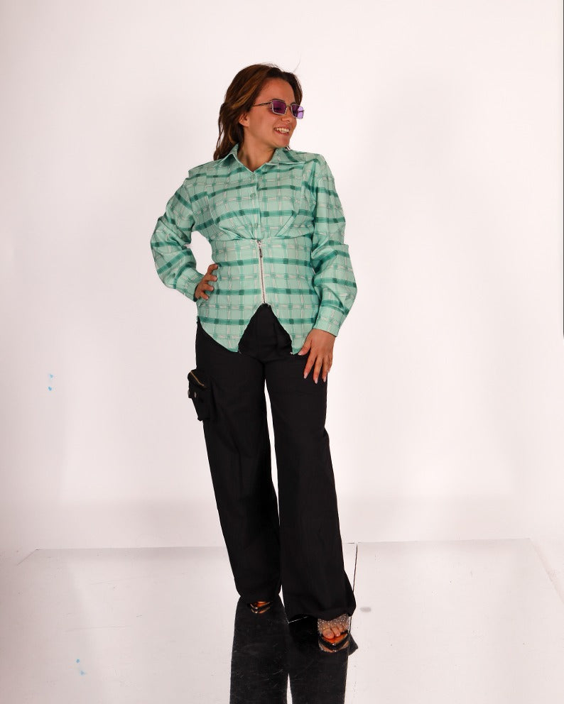 Camicia con zip