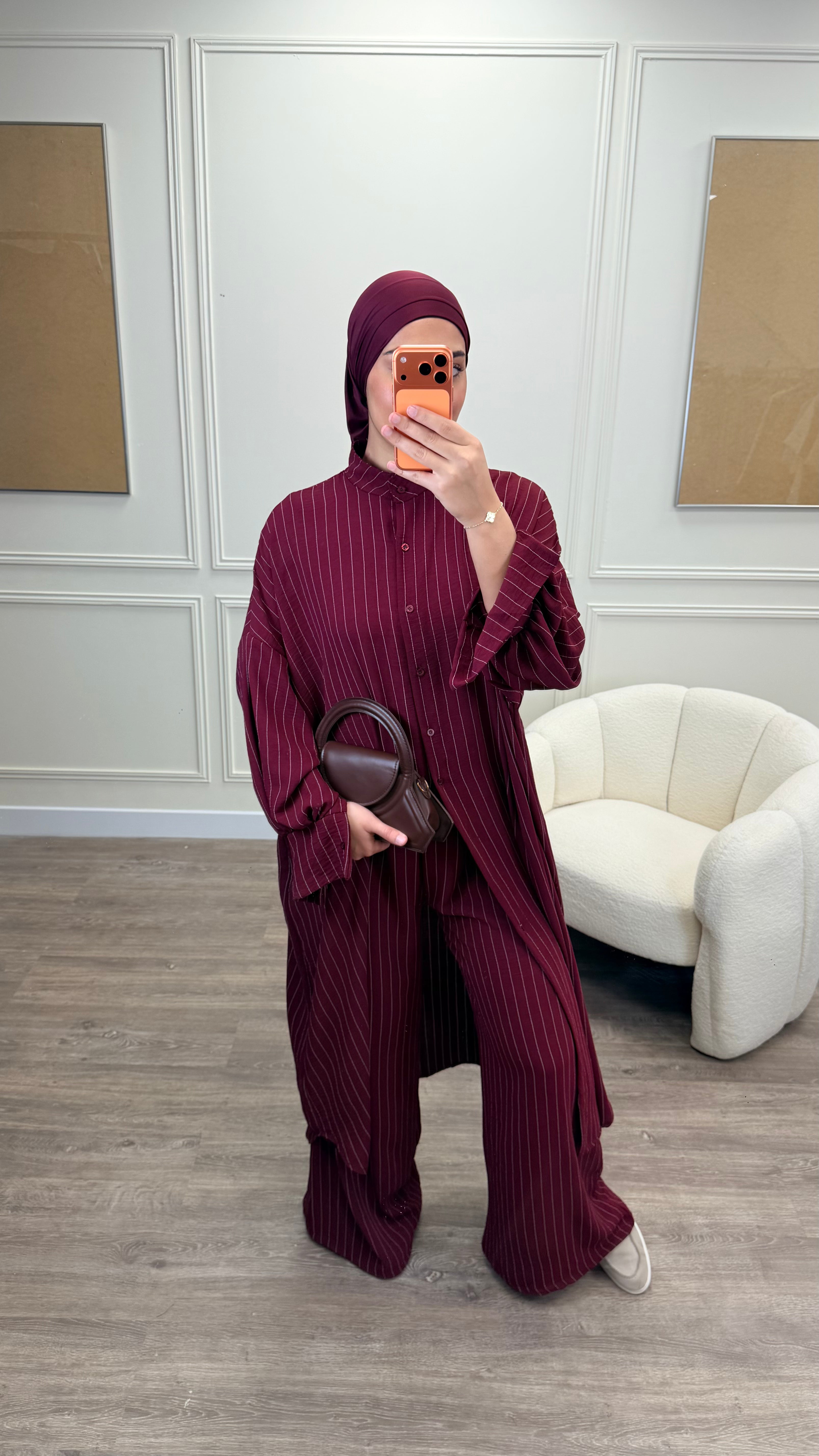 Ensemble pantalon à rayures Santorini