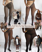 NUOVA FASCIA A COMPRESSIONE E OPZIONE A CUCITURA UNICA! I LEGGINGS ORIGINALI MAGIC FODERATI IN PILE - DALLA XXS ALLA 3XL - 4 COLORI - PIEDE CHIUSO - Collant in pile disponibili in taglie forti e pelliccia da chiara a marrone