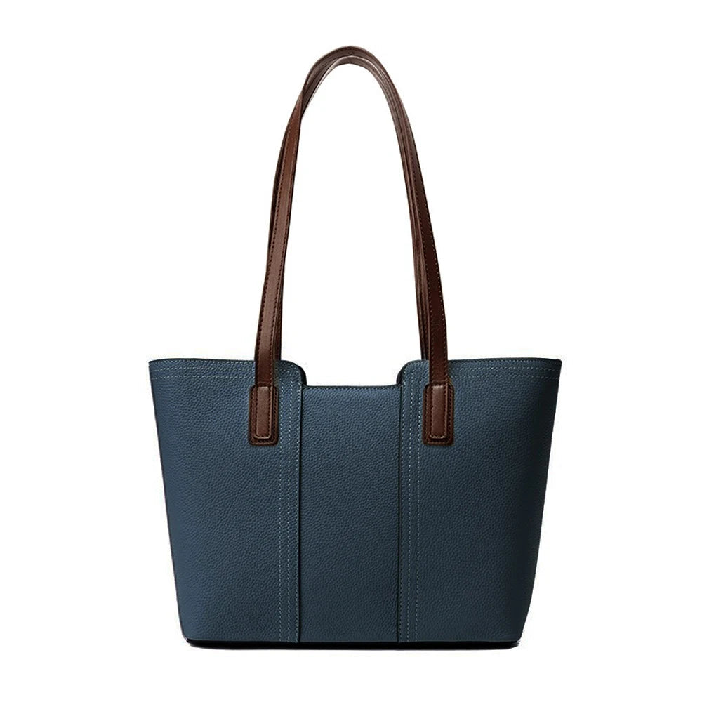 Borsa Tote da Lavoro Classica Grande da Donna in Vera Pelle