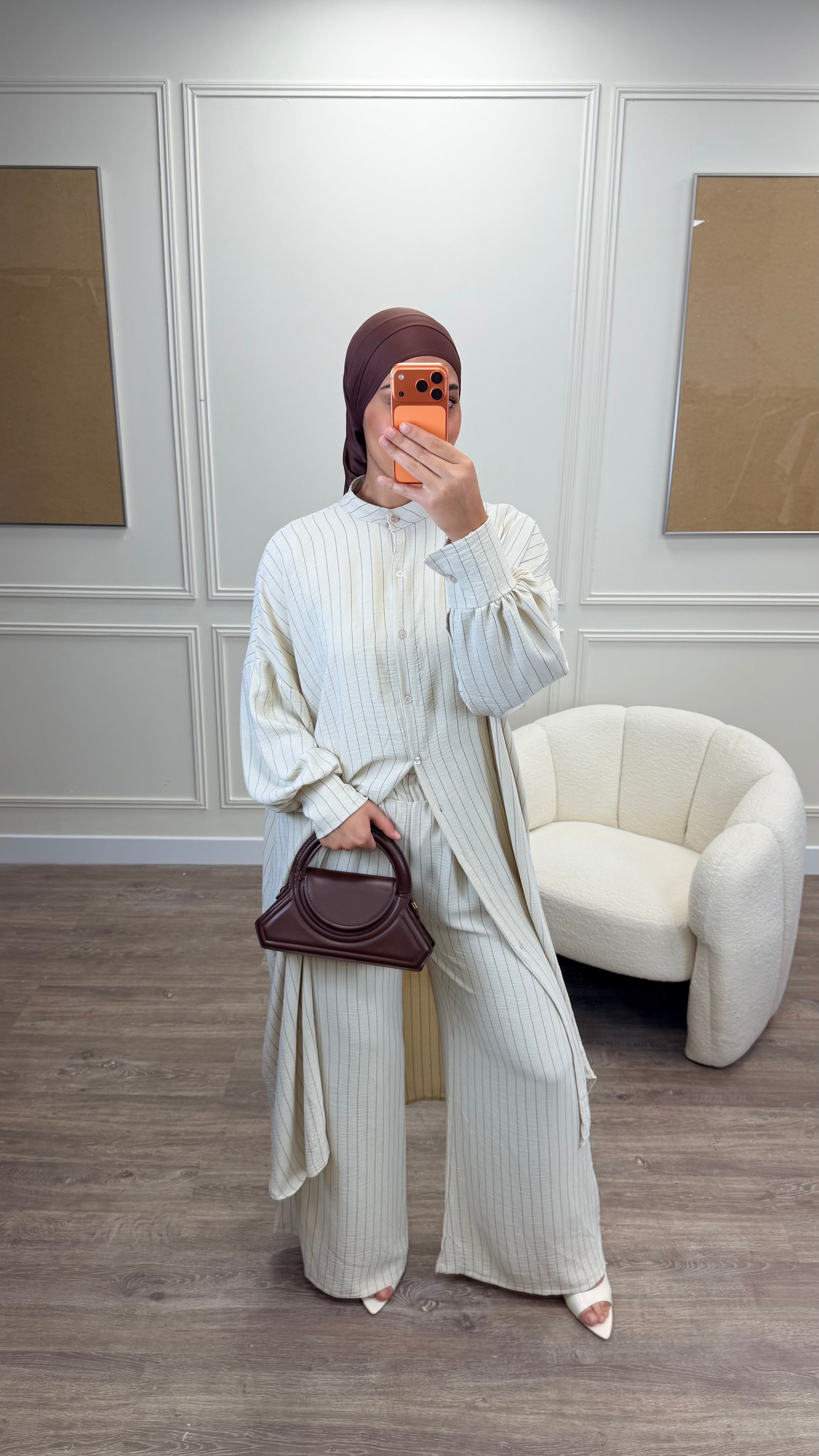 Ensemble pantalon à rayures Santorini