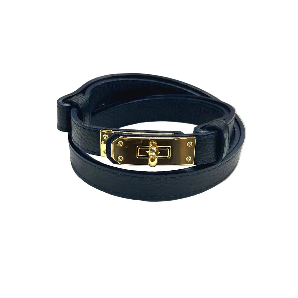 2026 Ermione, Ceinture en Cuir Véritable