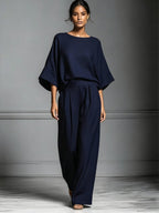 Women's Summer Fashion Elegant Bell Sleeve Set