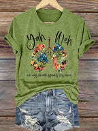 Women'S Casual Faith T-Shirt: "With Every Breath, We Speak His Name" Scripture Print Short-Sleeve Tee