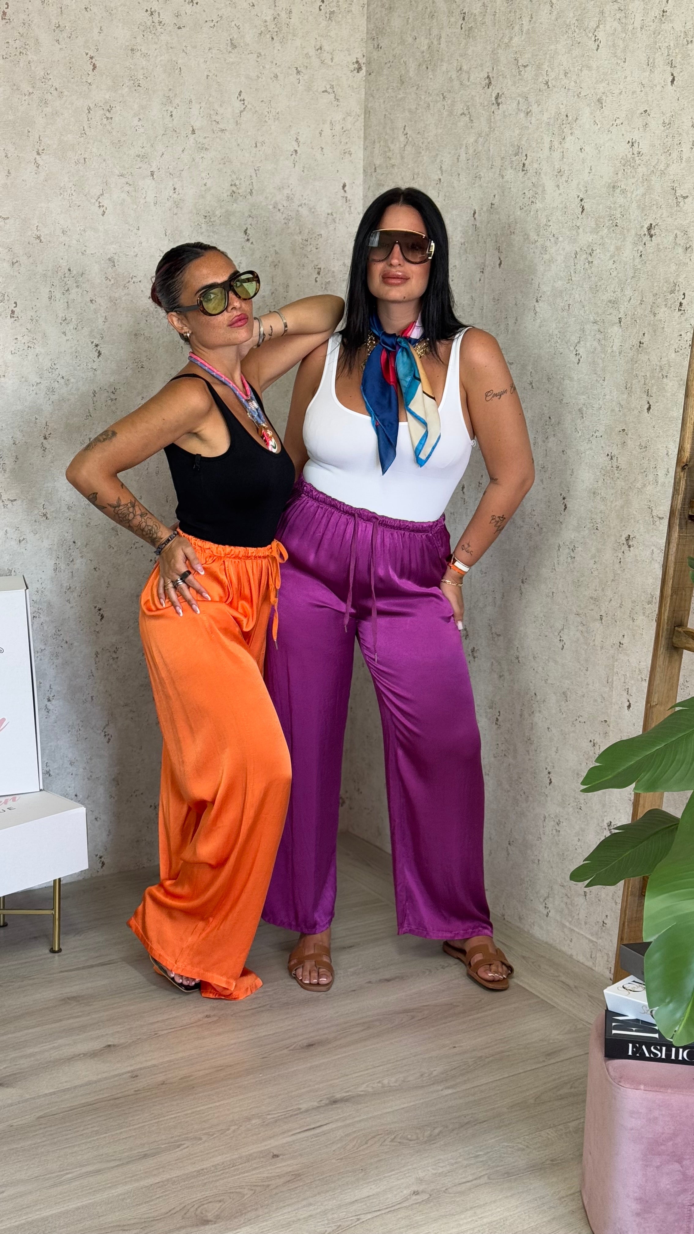 Pantalone in Raso