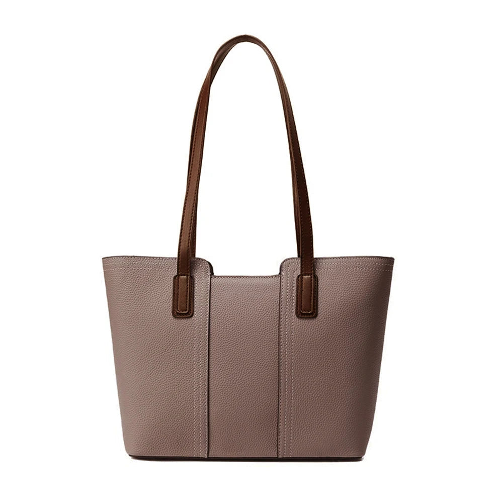 Borsa Tote da Lavoro Classica Grande da Donna in Vera Pelle