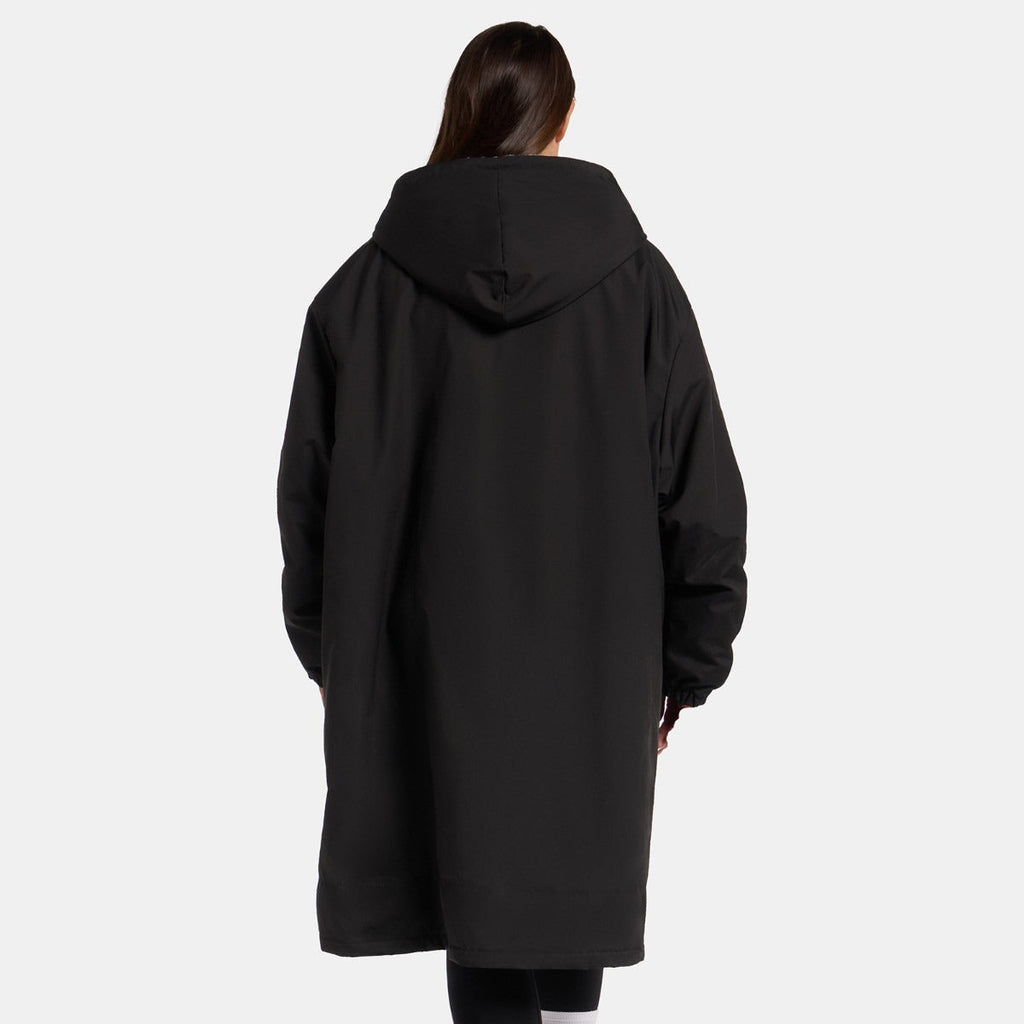 Peignoir de Séchage Imperméable Coupe-Vent, Robe de Changement Doublée Polaire Sherpa Douce, Manteau Veste à Capuche Surdimensionné à Manches Longues pour Enfants, Adultes, Hommes, Femmes, Surf, Plage, Natation, Restez au Sec
