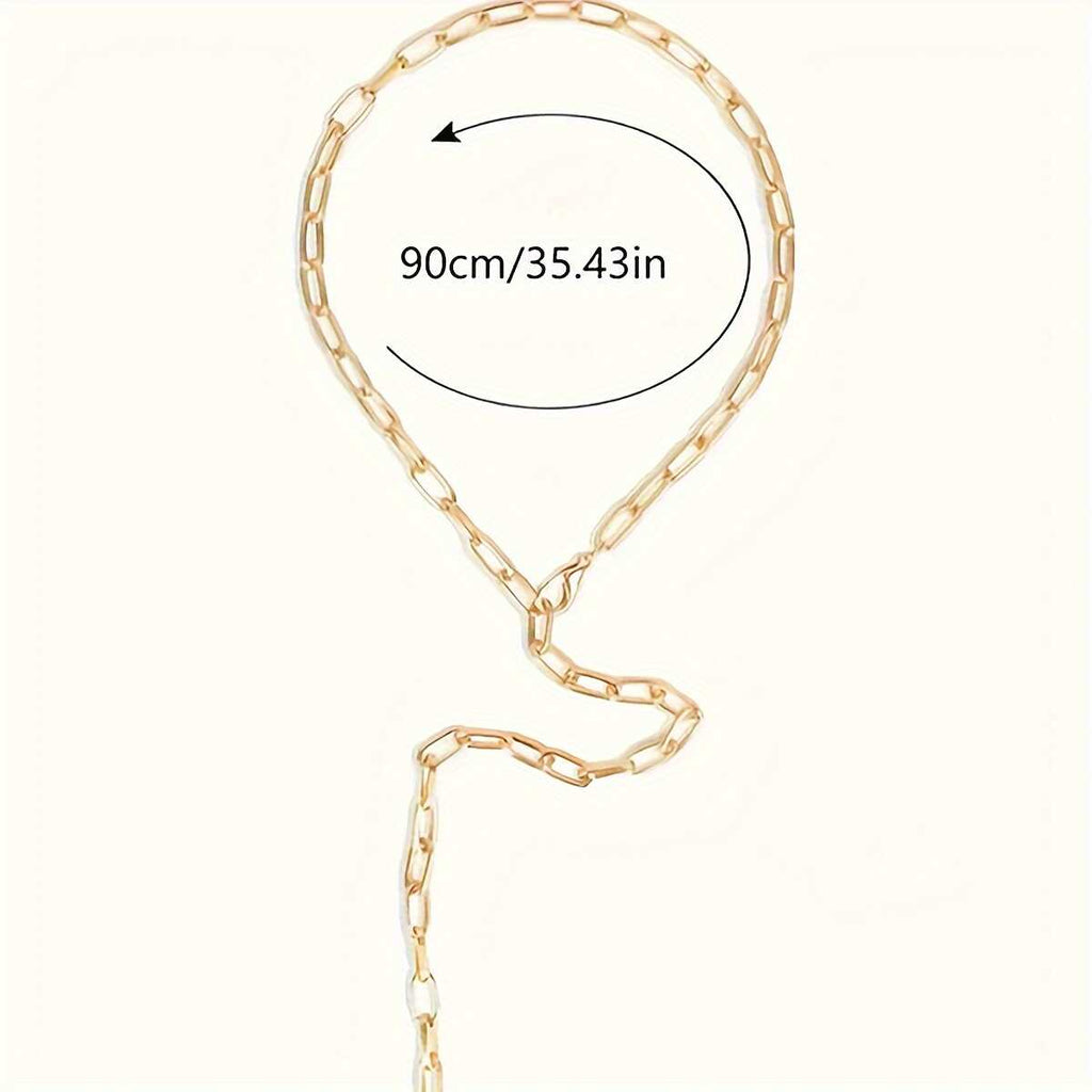 Catena per il Corpo da Donna con Giunzioni in Metallo Accessorio Elegante e Personalizzato