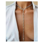 Catena per il Corpo da Donna con Giunzioni in Metallo Accessorio Elegante e Personalizzato