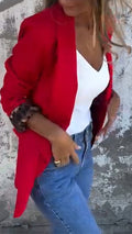 Blouson Décontracté Imprimé pour Femme