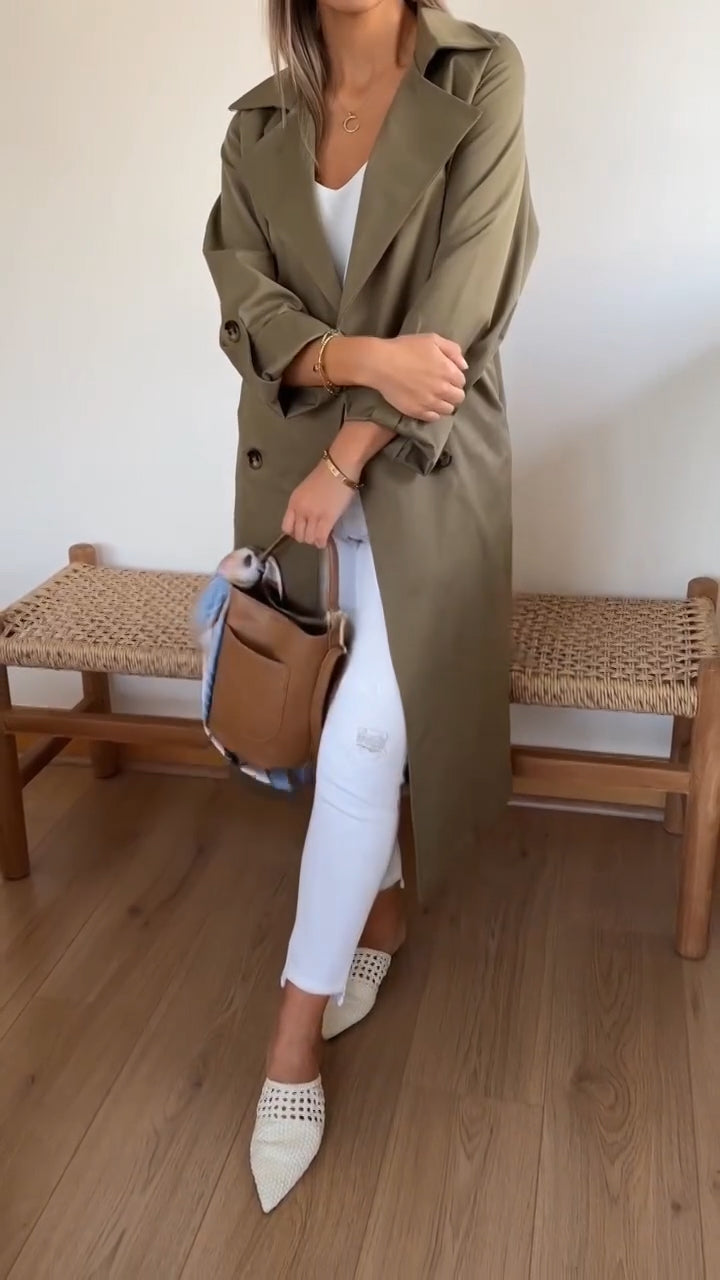 Manteau Revers Tempérament et Loisirs pour Femmes