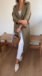 Manteau Revers Tempérament et Loisirs pour Femmes