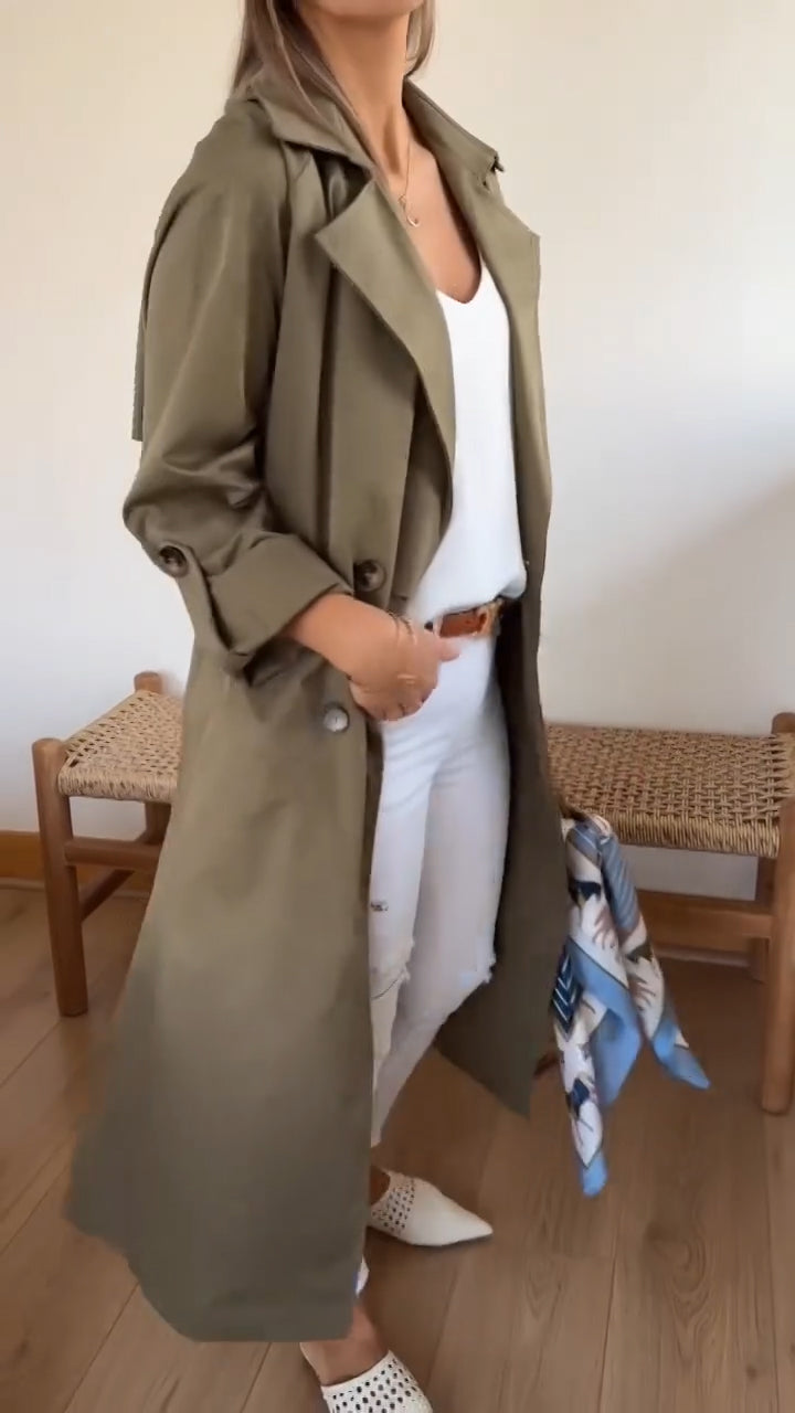 Manteau Revers Tempérament et Loisirs pour Femmes