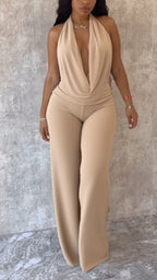 Ensemble cravate + pantalon décontracté pour femme