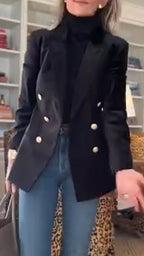 Veste décontractée élégante à col pour femme