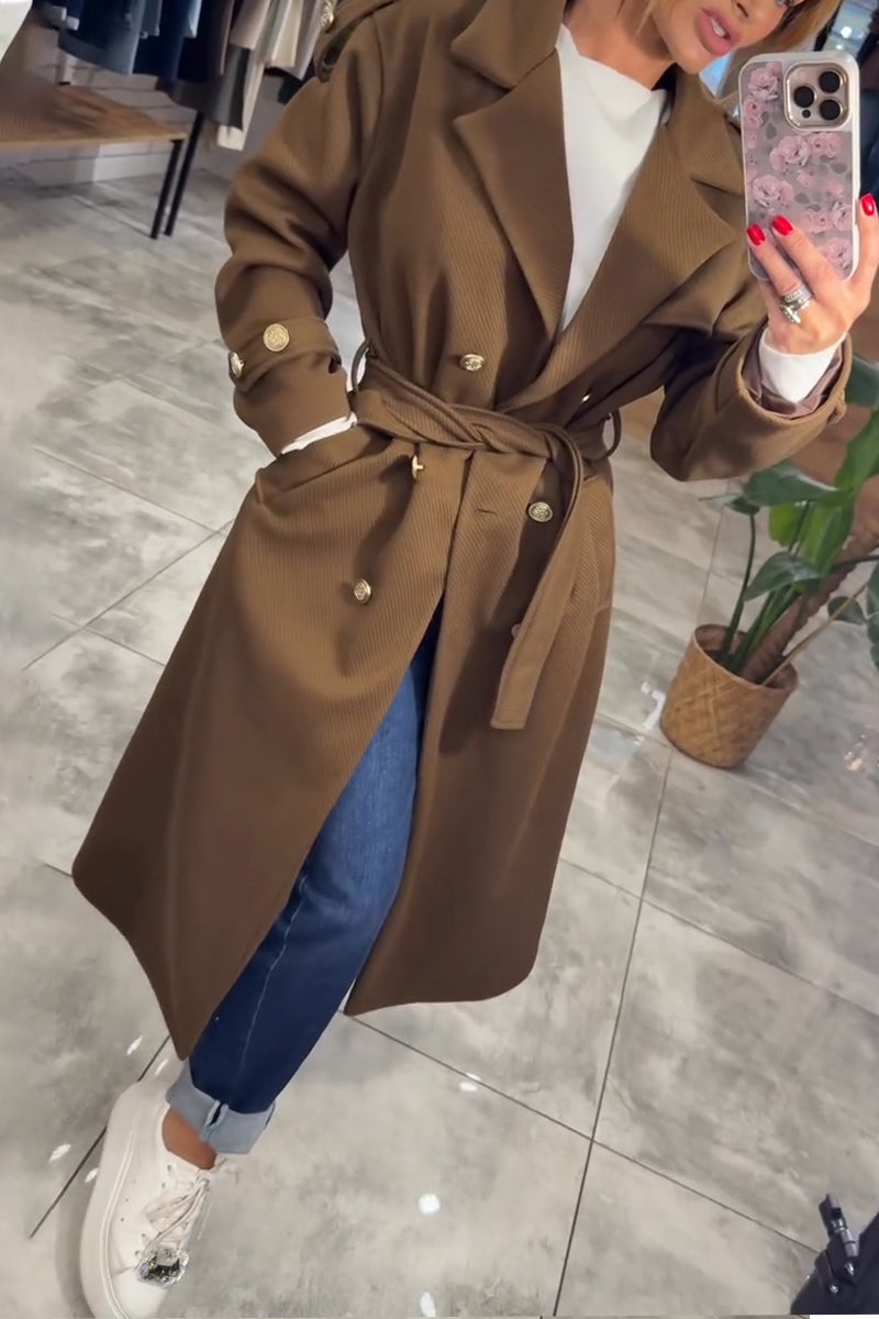 Blouson décontracté femme à revers et de tempérament