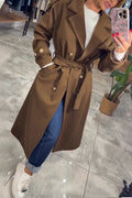 Blouson décontracté femme à revers et de tempérament