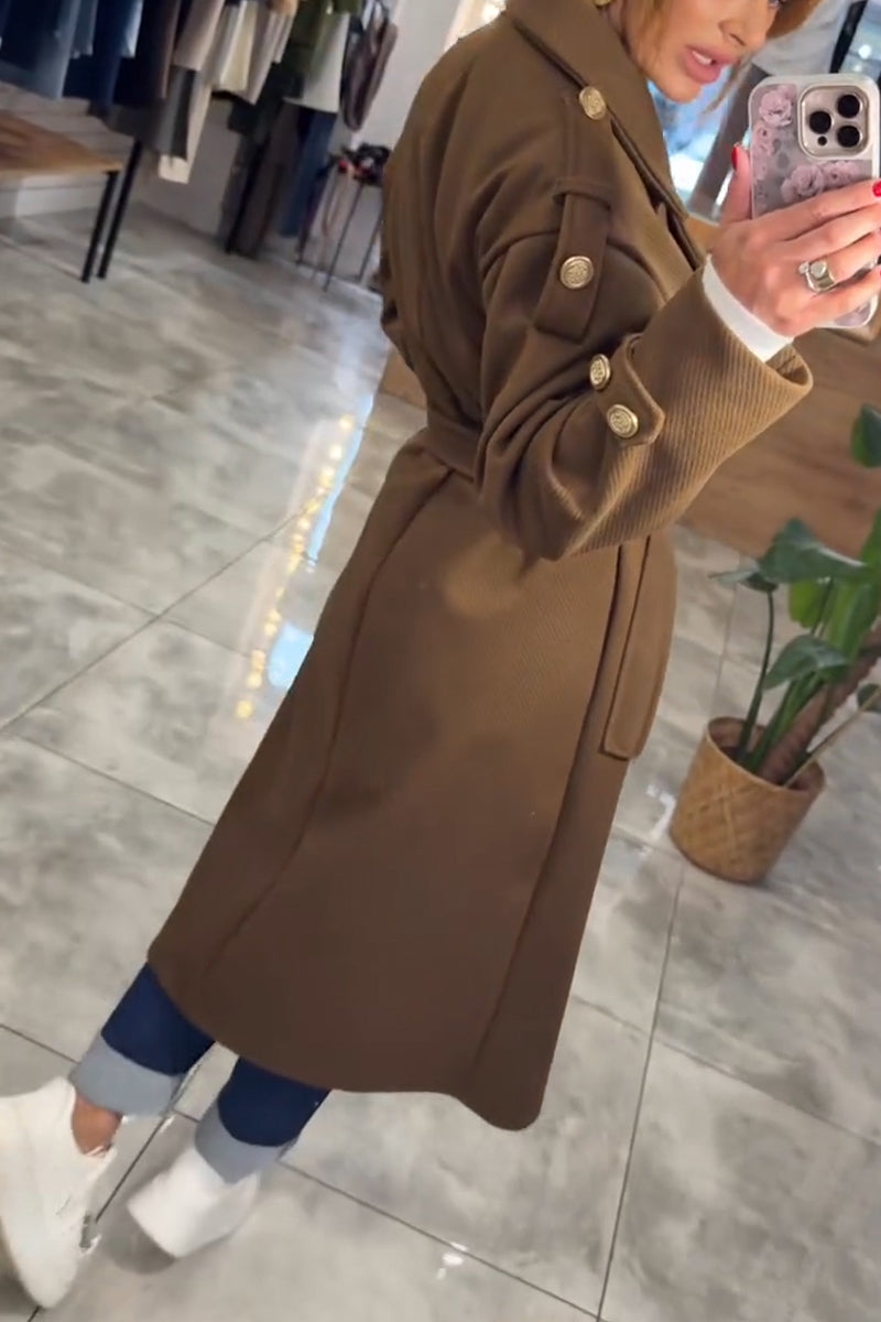 Blouson décontracté femme à revers et de tempérament
